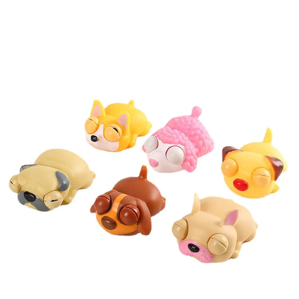 Cute Pet Sleepy Dog Squeeze Toy for Decompression