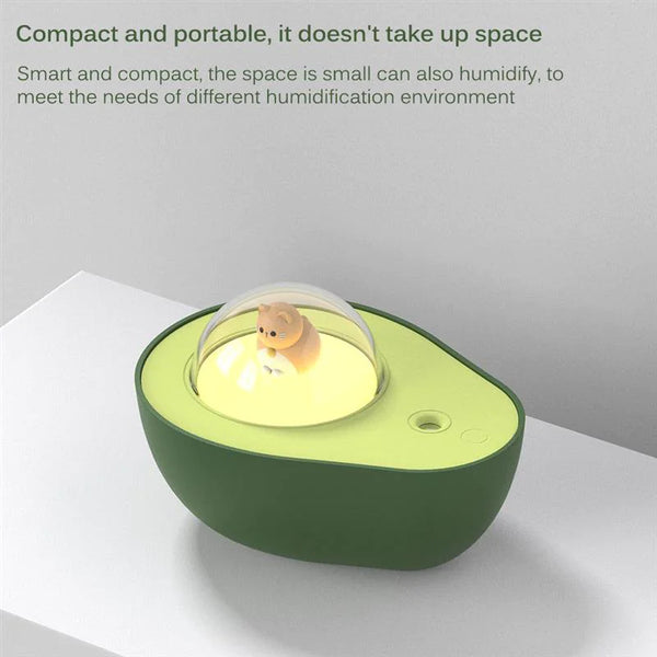 Avocado USB Mini Humidifier with Night Light