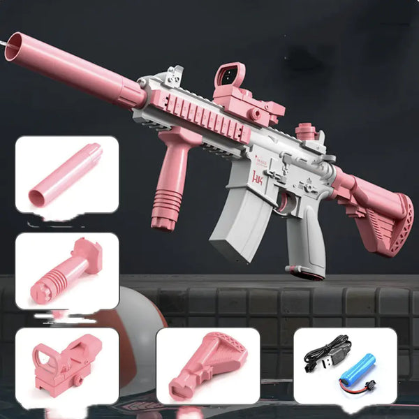 AquaBlast Electric Space Gun - Pistola de Agua Automática