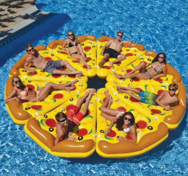 Flotador Inflable de Pizza para Piscina