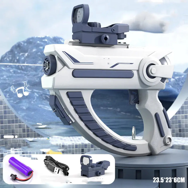 AquaBlast Electric Space Gun - Pistola de Agua Automática
