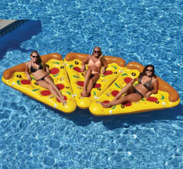 Flotador Inflable de Pizza para Piscina