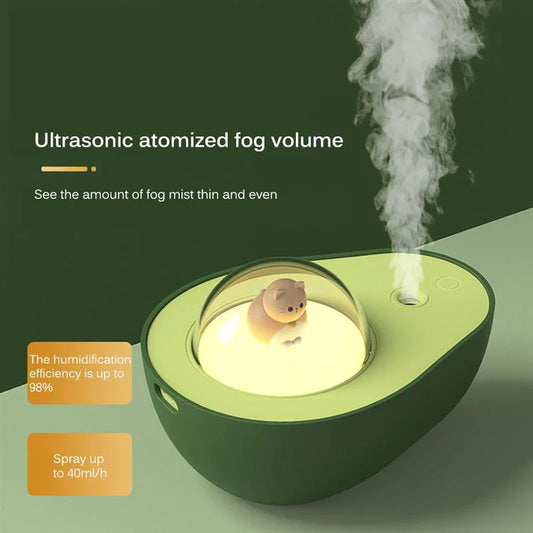 Avocado USB Mini Humidifier with Night Light