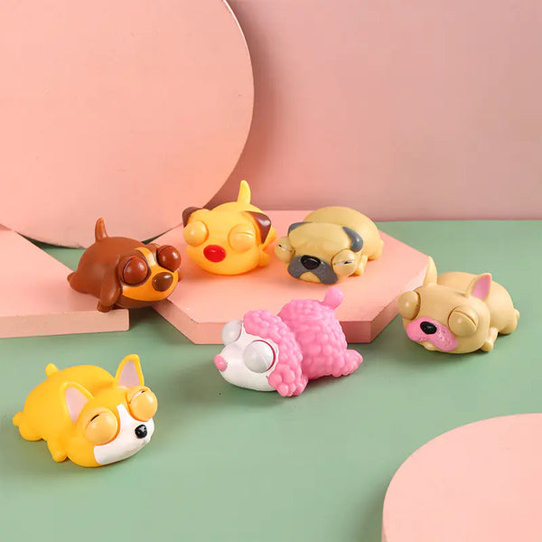 Cute Pet Sleepy Dog Squeeze Toy for Decompression