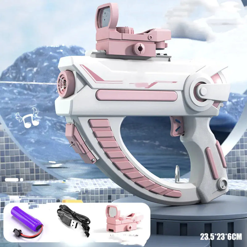 AquaBlast Electric Space Gun - Pistola de Agua Automática