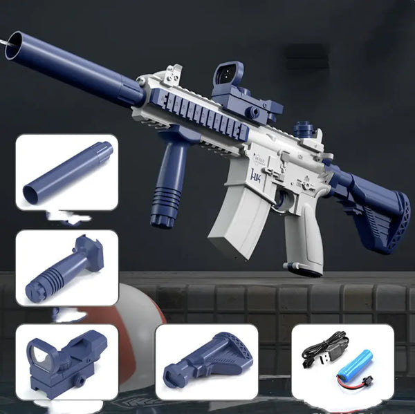 AquaBlast Electric Space Gun - Pistola de Agua Automática